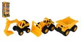 AUTO STAVEBNÉ 3ks/12cm - Obchod LIBEX